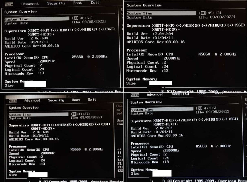 Supermicro 4-Node Blade Server 8x Xeon X5660 @ 2.8GHz 12x3.5\\" Caddie - No RAM  +