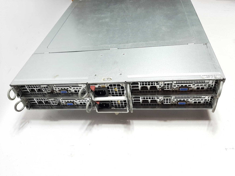 Supermicro 4-Node Blade Server 8x Xeon X5660 @ 2.8GHz 12x3.5\\" Caddie - No RAM  +
