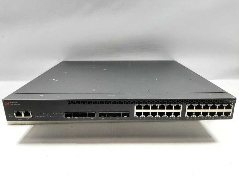 Brocade ICX6610-24-E 24-Port Managed 10G 1U Switch, NO PSUs, AS-IS PARTS* ~