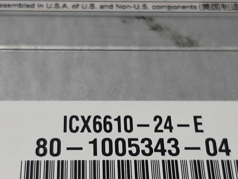 Brocade ICX6610-24-E 24-Port Managed 10G 1U Switch, NO PSUs, AS-IS PARTS* ~