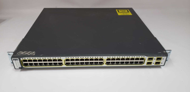 CISCO Catalyst 3750 series PoE 48x gigabit switches WS-C3750G-48PS-S V05  # #