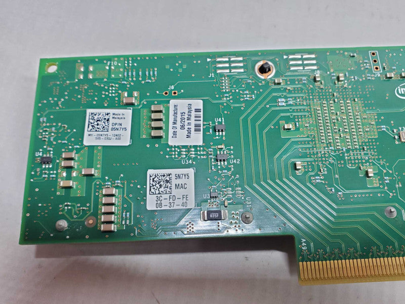 Dell 05N7Y5 2-Port 10GB SFP HBA Converged Network PCIe Adapter Low profile _