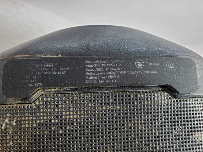 Monster Blaster MSP SPSTR MSTB Portable Bluetooth Boom Box, Read _