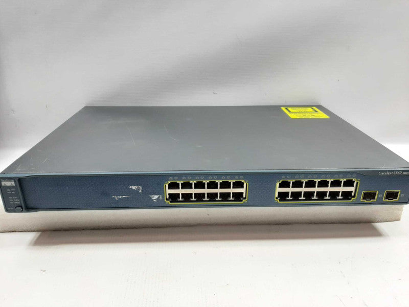 Cisco WS-C3560-24TS-S 24-Ports 10/100 Ethernet Switch, FACTORY RESET ~