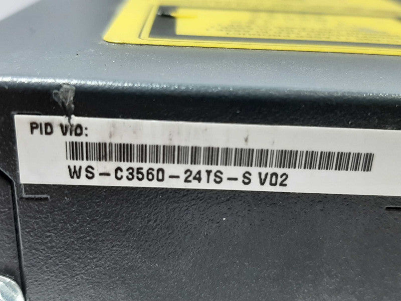Cisco WS-C3560-24TS-S 24-Ports 10/100 Ethernet Switch, FACTORY RESET ~