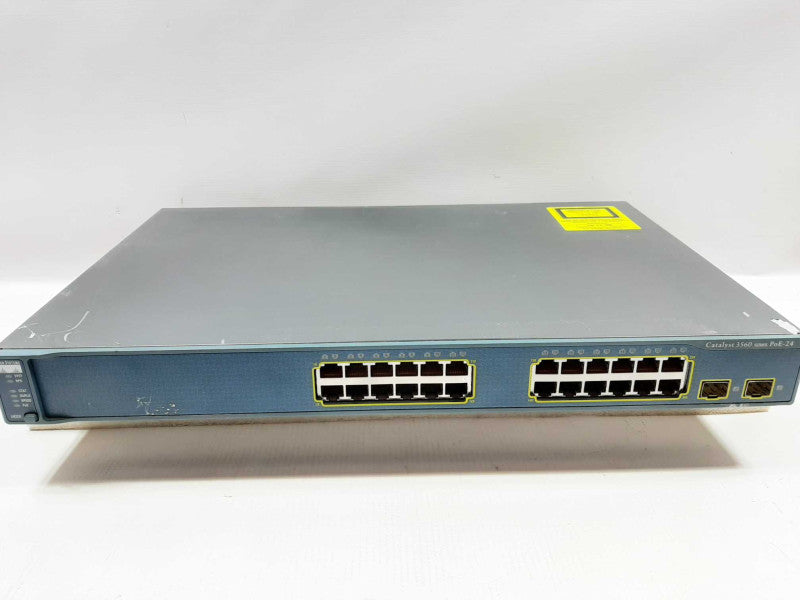 Cisco WS-C3560-24PS-S 24 Port PoE Catalyst 3560 Switch, FACTORY RESET ~
