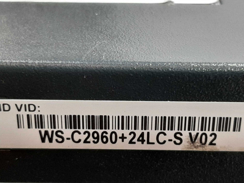 CISCO WS-C2960+24LC-S 24Port Gigabit Network Switch, FACTORY RESET ~