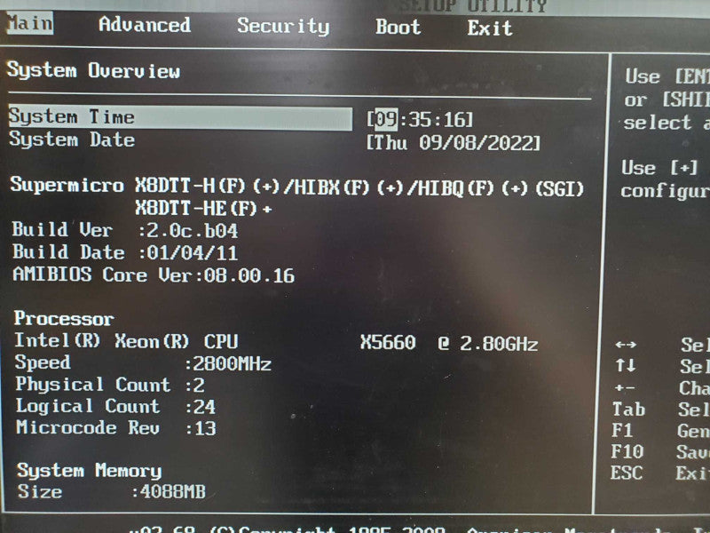 Supermicro 3-Node Blade Server 6x Xeon X5660 @ 2.8GHz 12GB DDR3 |