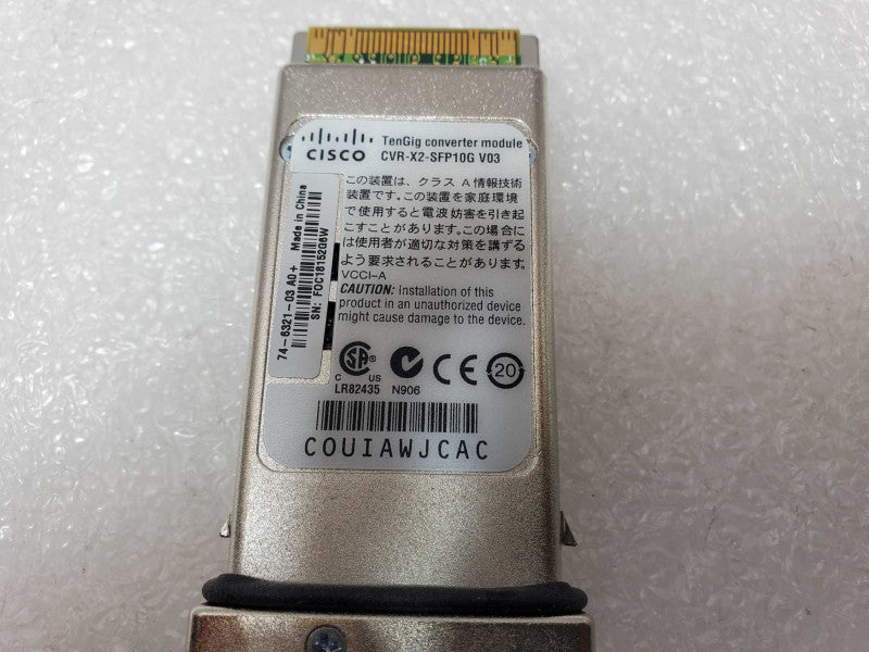 Cisco CVR-X2-SFP10G 10Gbase-x Slots Converter Modules _