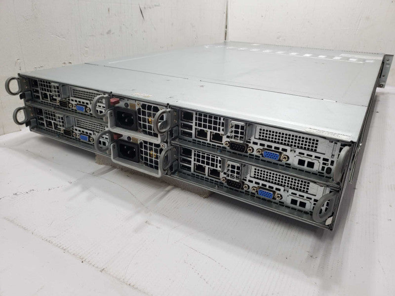 Supermicro 4-Node Blade Server 8x Xeon X5660 @ 2.8GHz 64GB DDR3 |