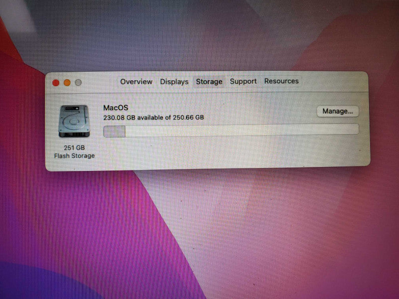 MacBook Air 2015 Core i7-5650U @ 2.2 GHz 8GB DDR3 250GB SSD (
