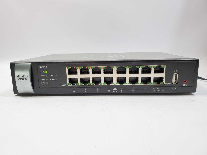 Cisco RV325 14-Port Gigabit Wired Router *No PSU* (