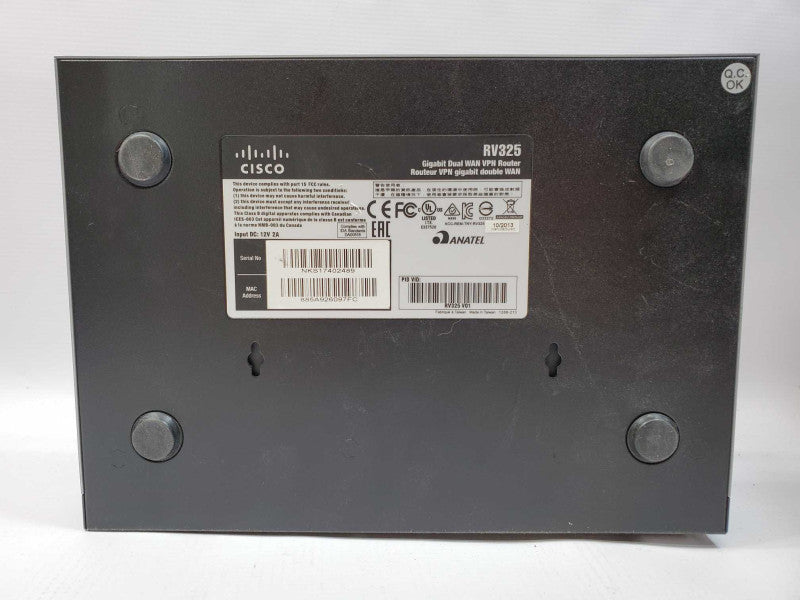 Cisco RV325 14-Port Gigabit Wired Router *No PSU* (