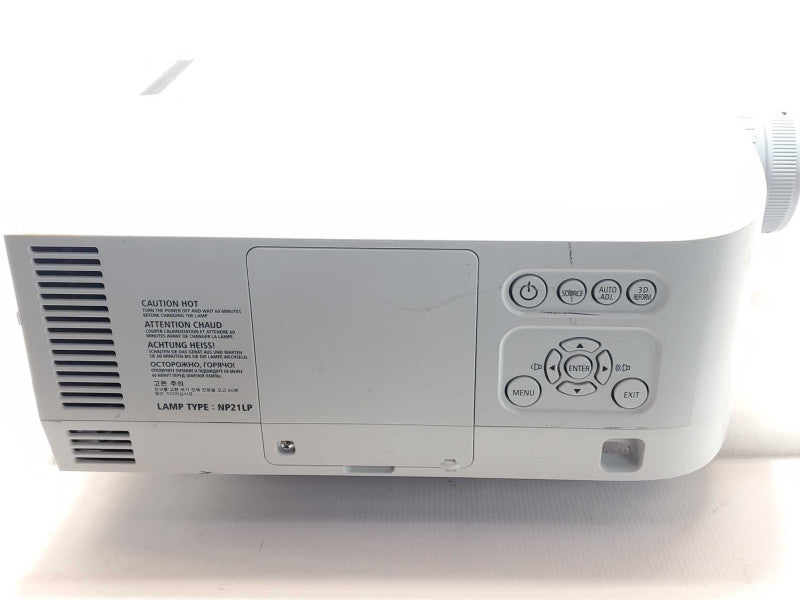 NEC NP-PA500U 1920x1200 - 5000 Lumens, 450Hrs Lamp Hours used _