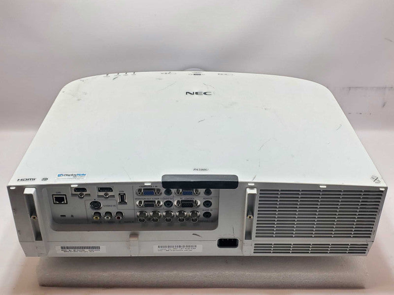 NEC NP-PA500U 1920x1200 - 5000 Lumens, 450Hrs Lamp Hours used _