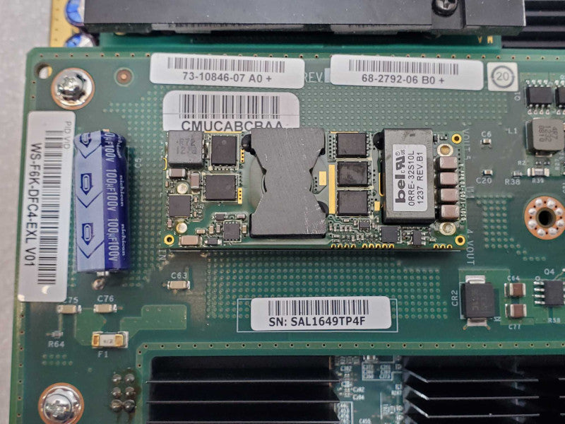 Cisco WS-X6816-10G-2T 16 Port 10 Gig Switch Module w/ 4x CVR-X2-SFP10G _