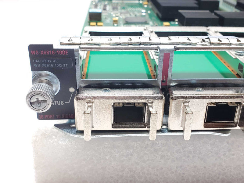 Cisco WS-X6816-10G-2T 16 Port 10 Gig Switch Module w/ 4x CVR-X2-SFP10G _