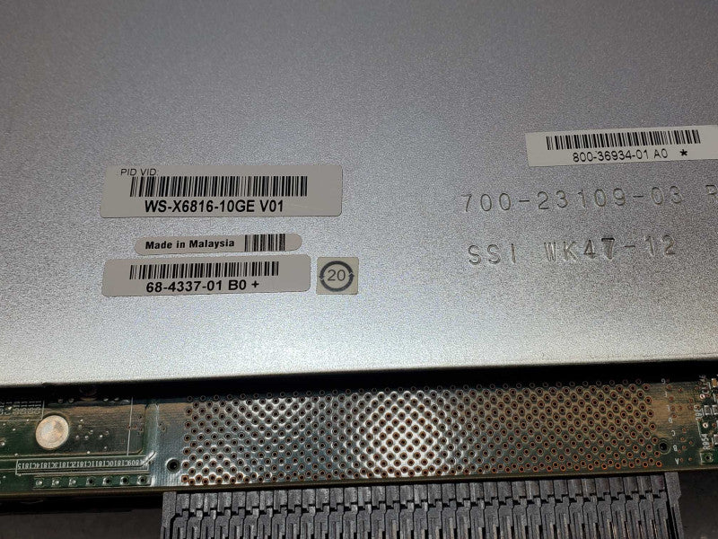 Cisco WS-X6816-10G-2T 16 Port 10 Gig Switch Module w/ 4x CVR-X2-SFP10G _