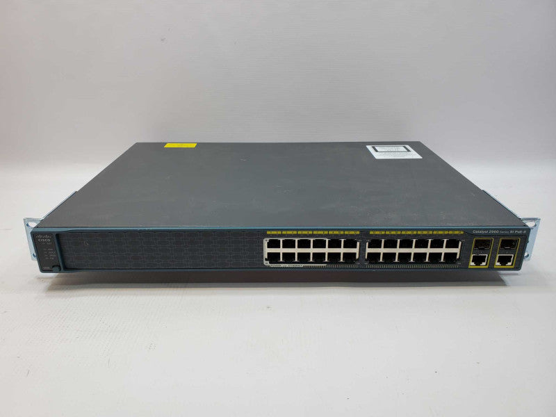 Cisco Catalyst 2960 WS-C2960+24LC-S v06 24Port Gigabit (8 PoE) Factory_Default (