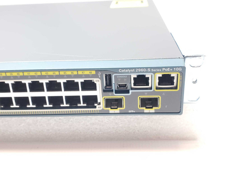 Cisco WS-C2960S-48FPD-L V02 48 GigE PoE+ 2x 10G SFP, C2960S-Stack _