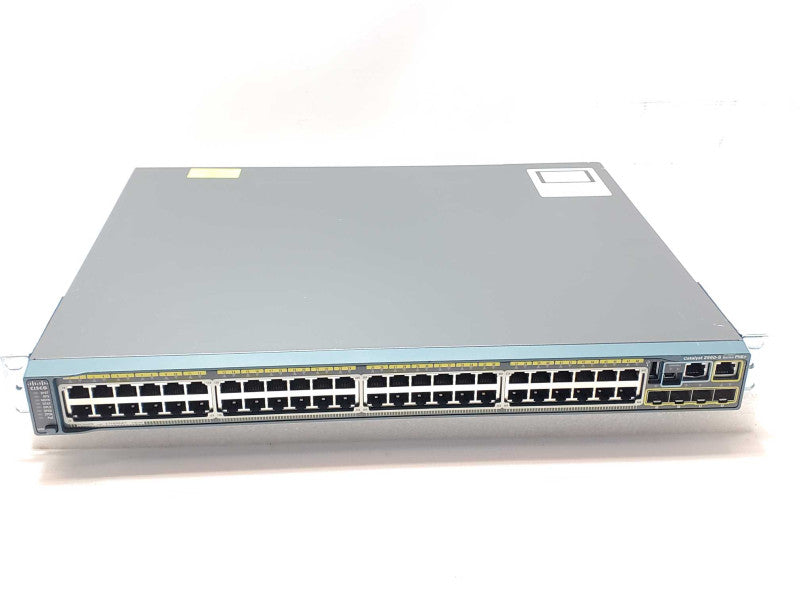 Cisco WS-C2960S-48FPS-L 48-Port PoE+ Gigabit Network Switch Fw/ C2960S-Stack _
