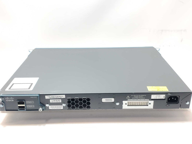 Cisco WS-C2960S-48FPS-L 48-Port PoE+ Gigabit Network Switch Fw/ C2960S-Stack _