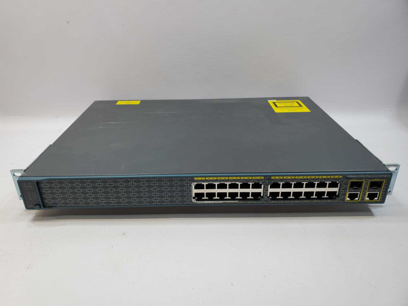Cisco Catalyst 2960 WS-C2960+24LC-S v02 24Port Gigabit (8 PoE) Factory_Default (