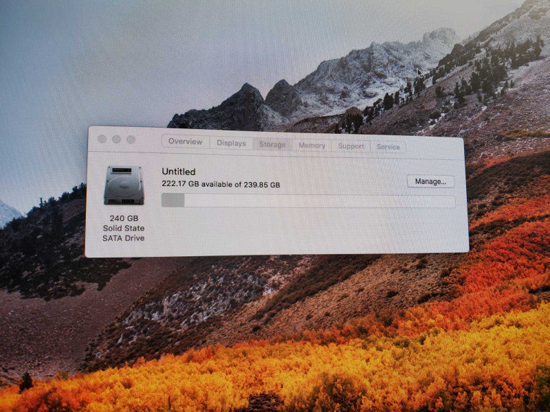 Apple Mac Mini M.2012 A1347 i5-2415M @2.3GHz 4GB RAM 240GB HDD HD 3000 )