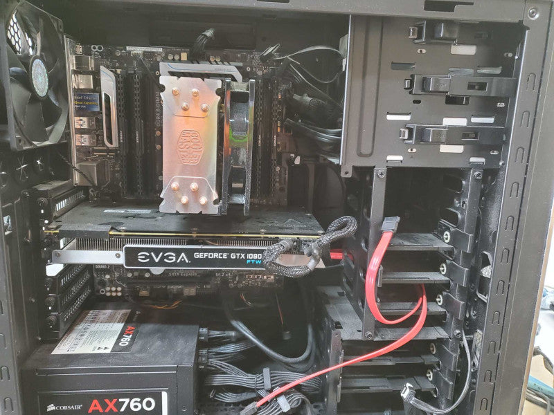 Custom PC ASUS Core i7-5820k @3.3GHz 64GB RAM GTX 1080 FTW )
