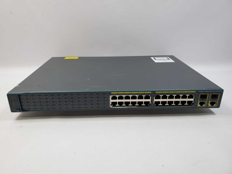 Cisco Catalyst 2960 WS-C2960+24LC-S v01 24Port Gigabit (8 PoE) Factory_Default (