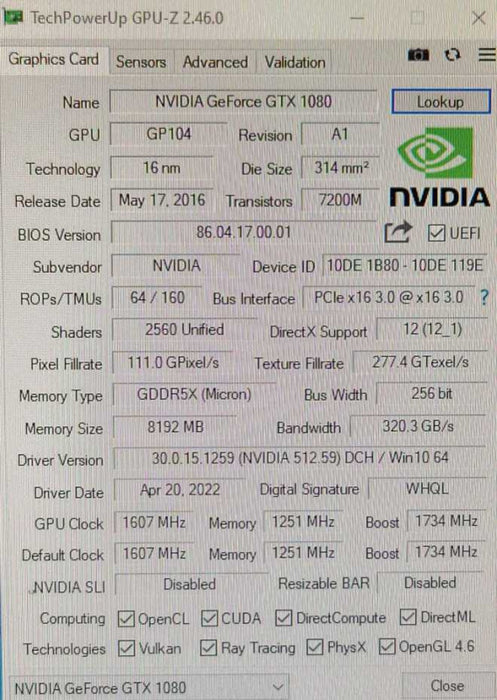 Custom PC- ASUS X99-A/USB3.1 Motherboard, 32GB DDR4, i7-5820K 3.3GHz, Nvidia Geforce GTX 1080 8GB NO OS NO HDD$