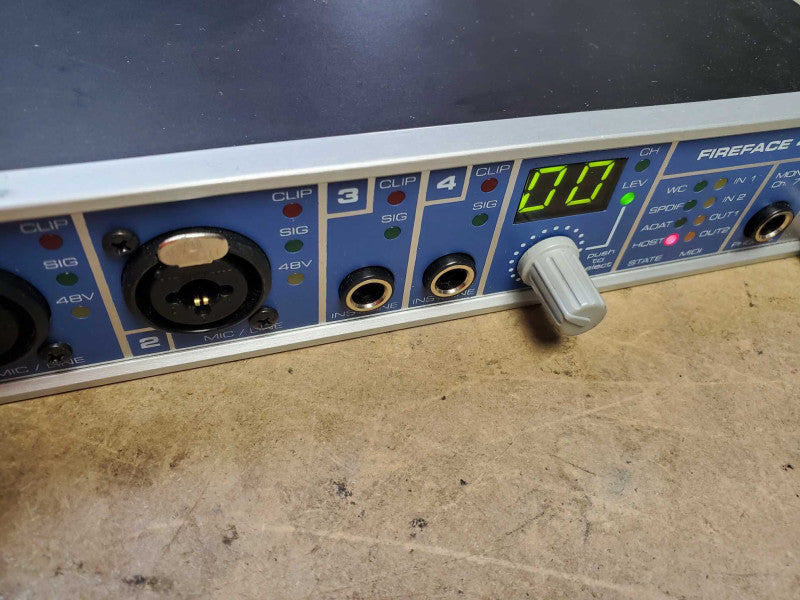 RME FIREFACE 400 36-Channel 24-Bit/192kHz Bus Powered Firewire Audio Interface )