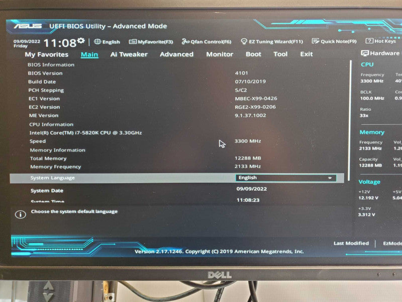 Custom Asus PC, Core I7-5820K 3.3GHz, 12GB DDR4, 1000W PSU, HD5850 1GB GPU _