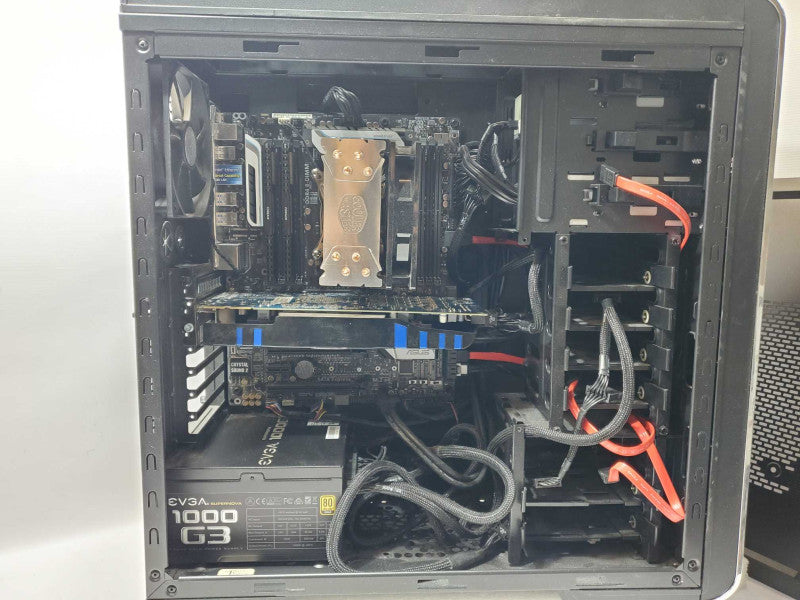 Custom Asus PC, Core I7-5820K 3.3GHz, 12GB DDR4, 1000W PSU, HD5850 1GB GPU _