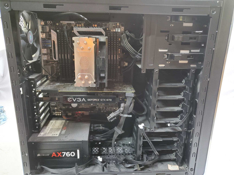 Custom PC ASUS Core i7-5820k @3.3GHz 64GB RAM GTX 1070 )