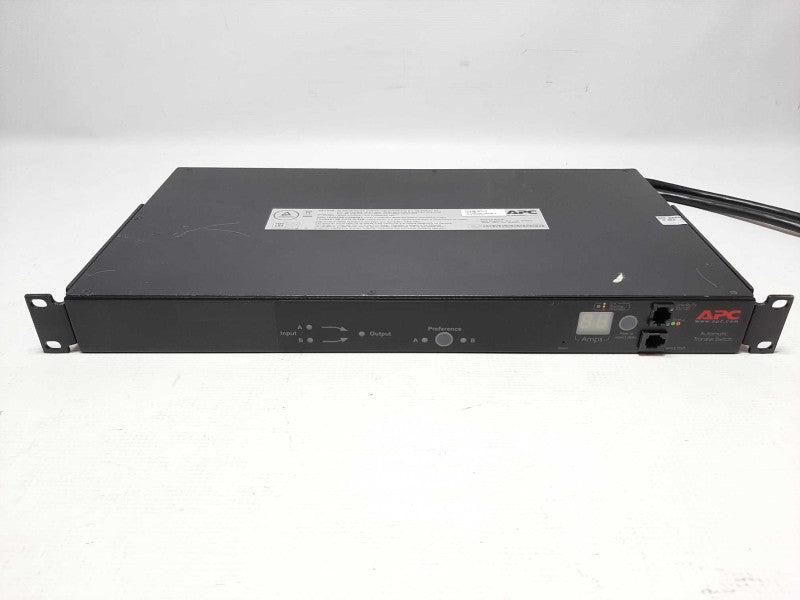 APC AP7750A Automatic Transfer Switch120V 12A 50/60Hz +