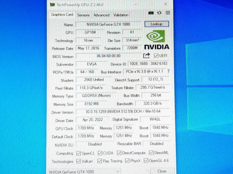 Black Box PC ASUS X99-A i7-5820K @ 3.30GHz 16GB DDR4 EVGA GTX 1080 SC ACX 3.0 +