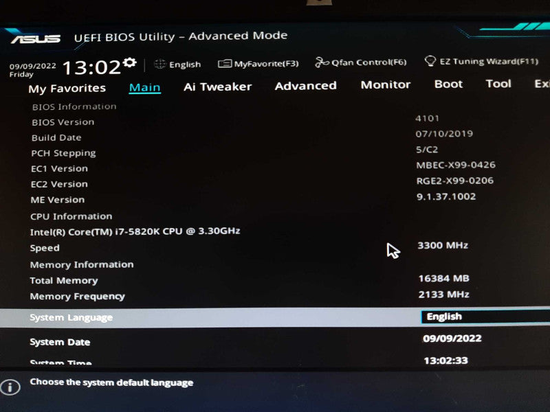 Black Box PC ASUS X99-A i7-5820K @ 3.30GHz 16GB DDR4 EVGA GTX 1080 SC ACX 3.0  +
