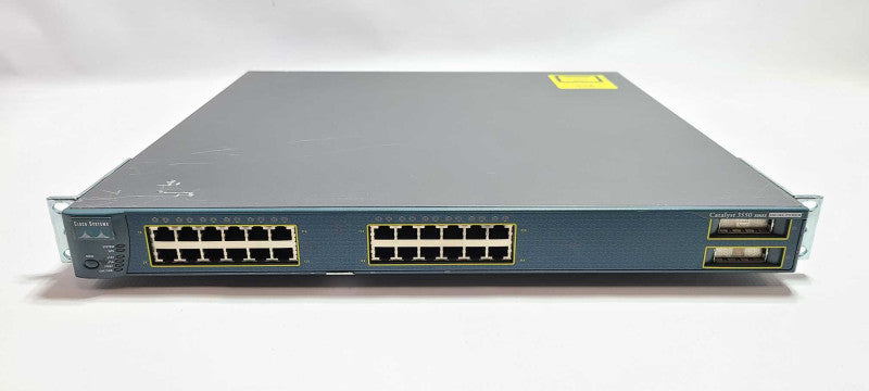 Cisco Catalyst WS-C3550-24PWR-SMI 24 Port 3550 Series Inline Power Managed Network Switch $