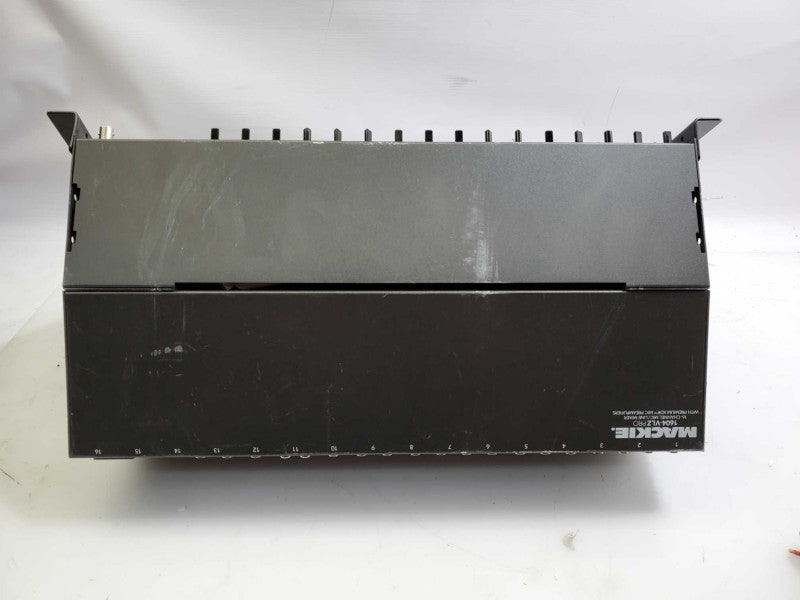 Mackie 1604-VLZ Pro 16-Channel Mic/Line Mixer Console _ Power-on tested )