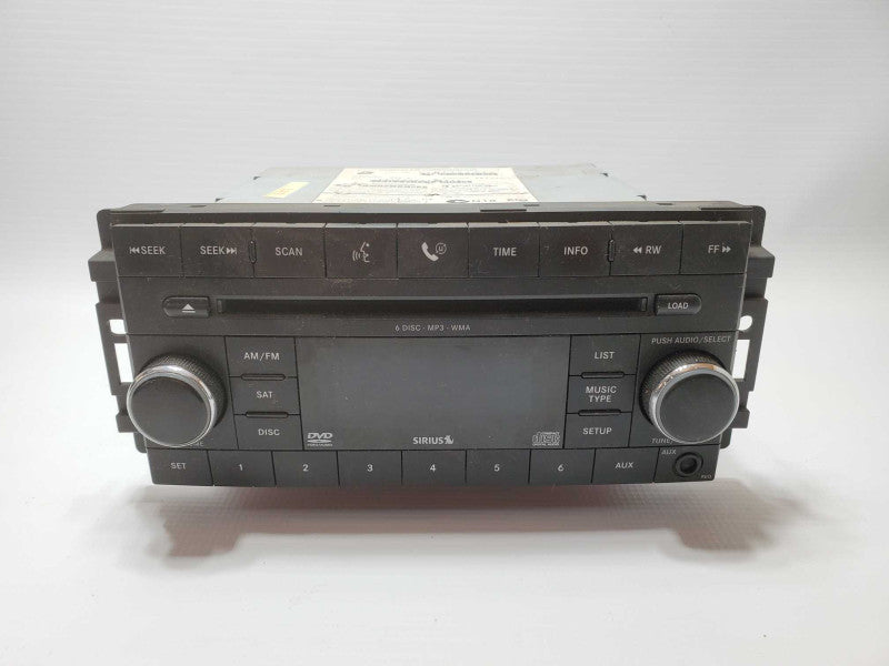 Dodge Chrysler Jeep AM FM Radio Satellite Sirius DVD CD Player OEM 05064920AG (