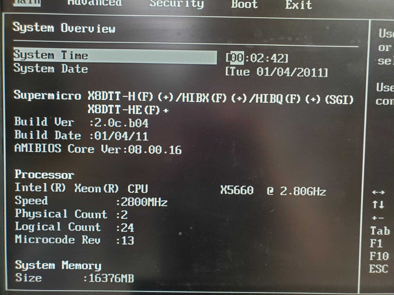Supermicro 4-Node Blade Server 6x Xeon X5660 @ 2.8GHz 8GB DDR3 (AS-IS) |