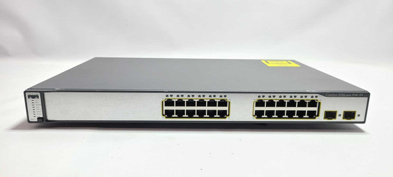 Cisco Catalyst WS-C3750-24PS-S 24 Port 2x SFP Managed PoE Switch $