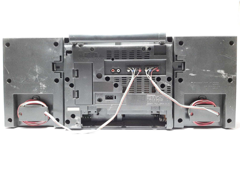 Panasonic RX-DT680 S-XBS Dual Cassette AM/FM Aux-In Portable Stereo Boombox +