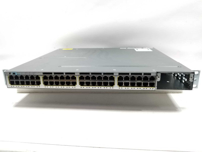 Cisco WS-C3750X-48PF-S 48-Port PoE+ Gigabit Switch, FACTORY RESET, READ* ~