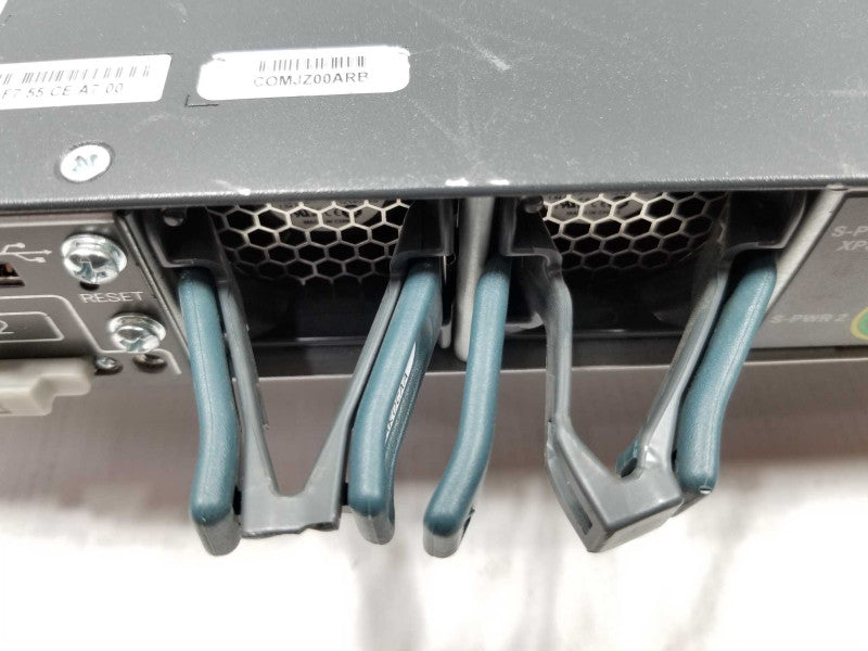 Cisco WS-C3750X-48PF-S 48-Port PoE+ Gigabit Switch, FACTORY RESET, READ* ~