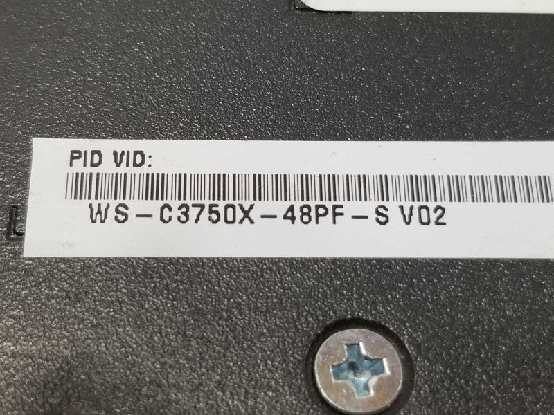 Cisco WS-C3750X-48PF-S 48-Port PoE+ Gigabit Switch, FACTORY RESET, READ* ~