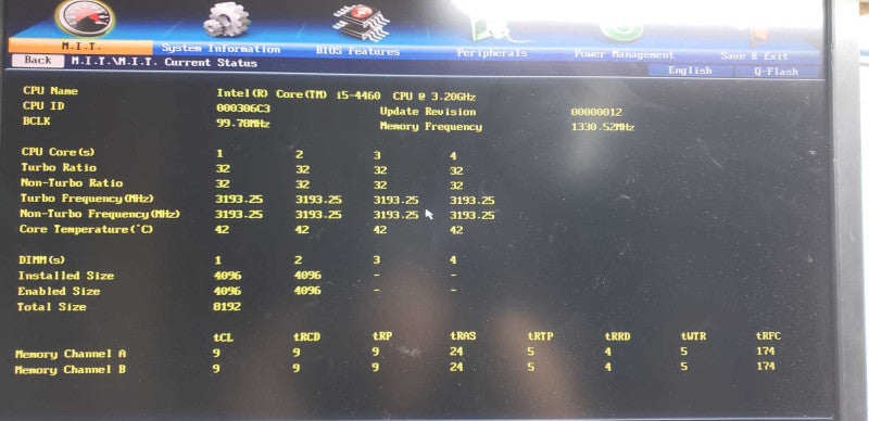 SFF PC i5-4460 @ 3.20ghz / 8gb ram / see notes #