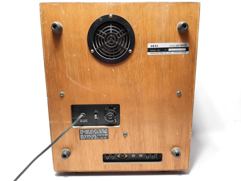 AKAI GX-1900D Reel to Reel Cassete Both-Way Transfer - AS IS +