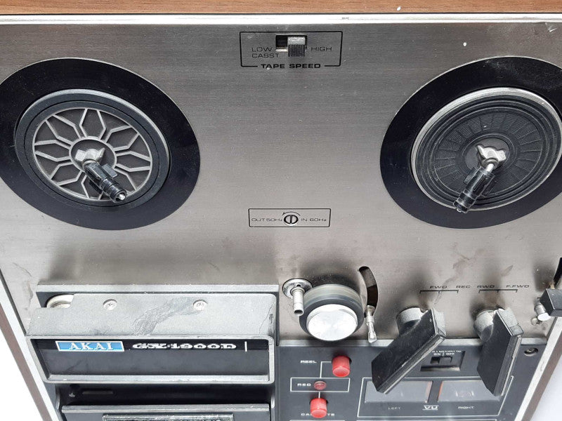 AKAI GX-1900D Reel to Reel Cassete Both-Way Transfer - AS IS +